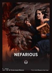 Nefarious Theme Card